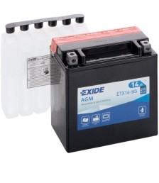 Baterie Moto Exide 12V 14Ah, 215A, ETX16-BS