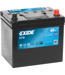 Baterie auto 12V 60Ah Exide EFB Start Stop EL604