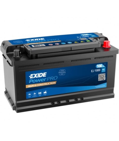 Baterie Exide EJ1000 12V 100Ah Agri & Construction